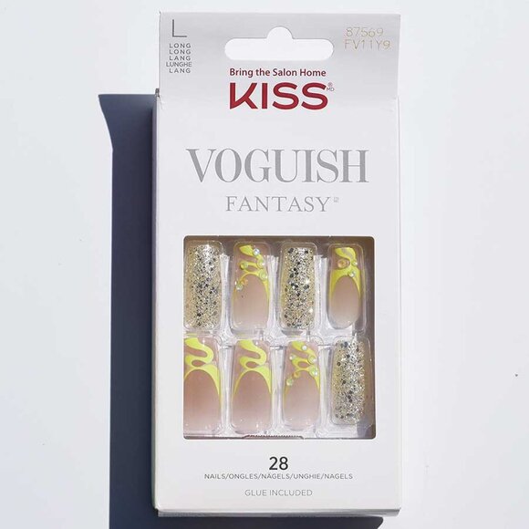 Kiss Other - KISS Voguish Fantasy Long Length Nails - Music Festival / Glow-in-the-Dark